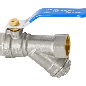 Filtr skośny z zaworem i magnesem 1″