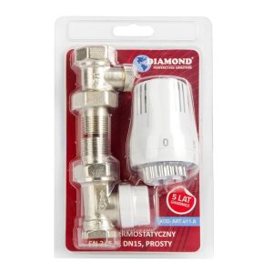Zestaw termostatyczny Prosty ART.411 DIAMOND