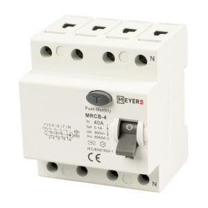 Wyłącznik MRCB różnicowoprądowy 4P 40A 100mA AC Meyer