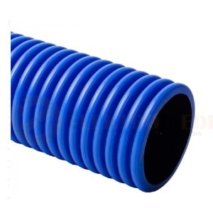 Rura karbowana dwuwarstwowa ziemna średnica fi75/61mm QRK 75-25 niebieska [m]
